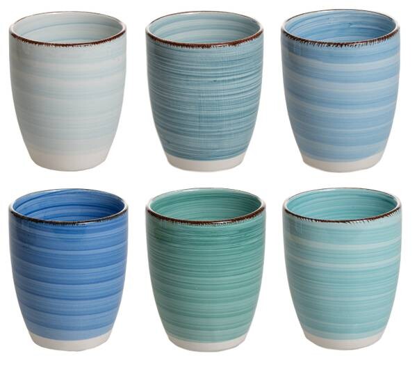 

Набор чашек ocean blue, 6 шт. Cookinglife, синий