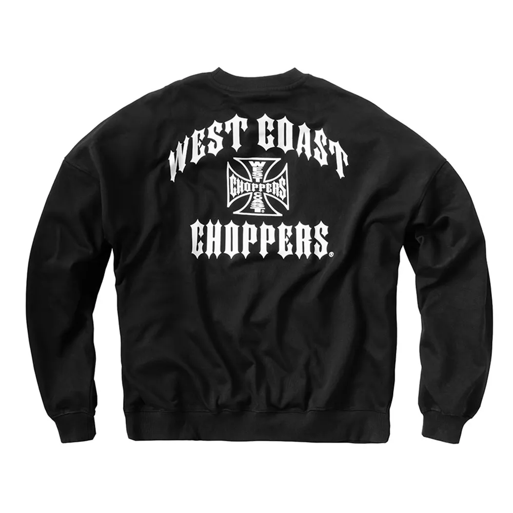 

Толстовка West Coast Choppers Iron Oversized Heavyweight, черный