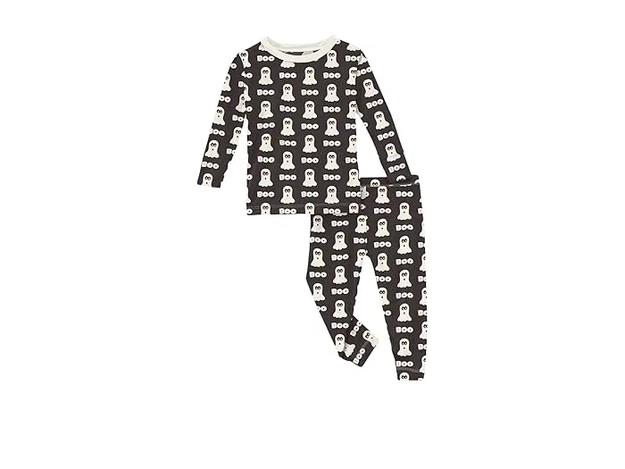 Пижама с принтом длинный рукав Kickee Pants Kids, Dove Dino Museum