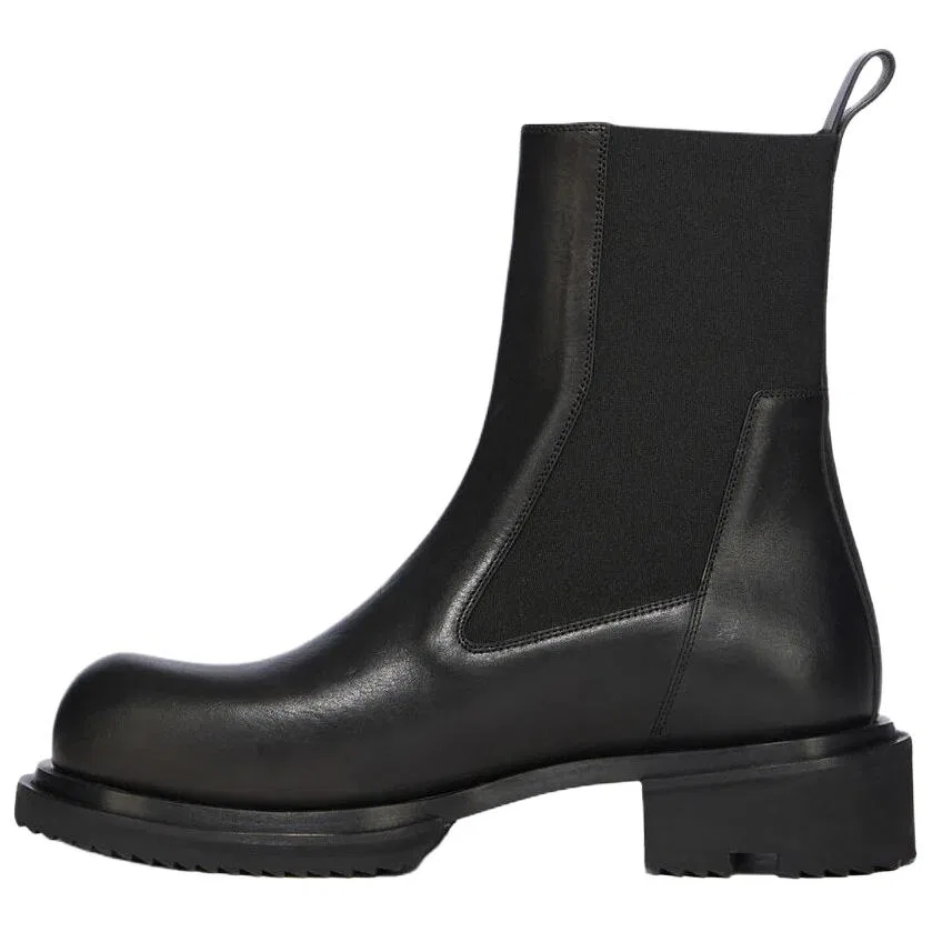 Челси ботинки из кожи Gabe Leather Rick Owens Original Shoe Box Included черные