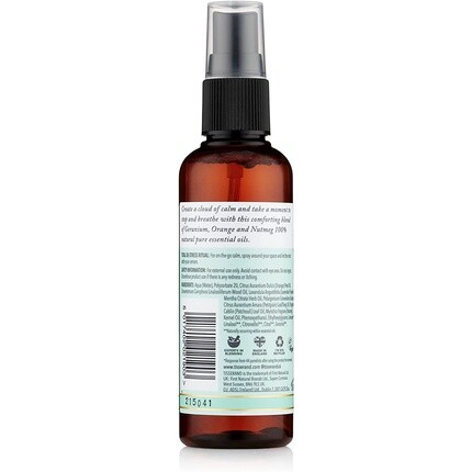 Ароматерапия Total De-Stress MoodFix Mist Апельсин Герань Мускатный орех 100 мл Успокаивающий спрей Tisserand — фото 2