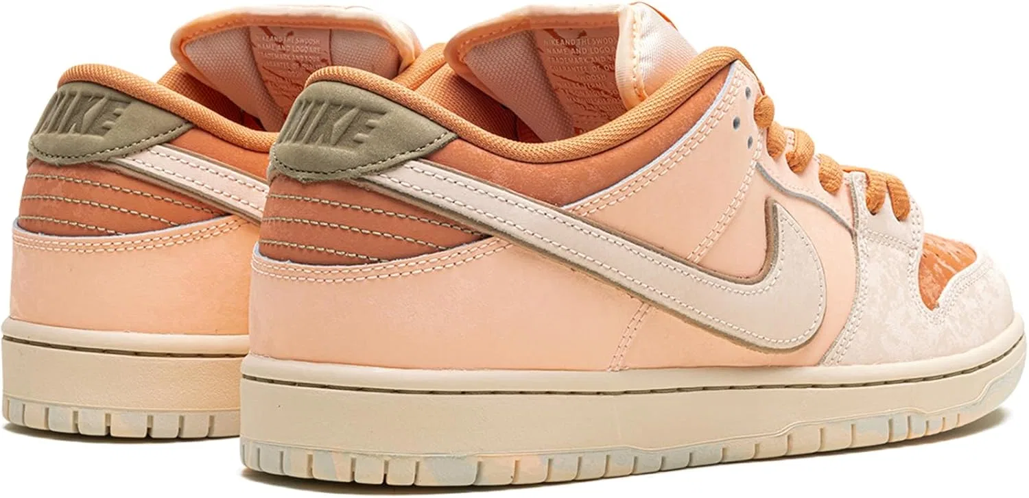 Кроссовки мужские Nike Dunk Low Retro, цвет Amber Brown/Guava Ice — фото 3