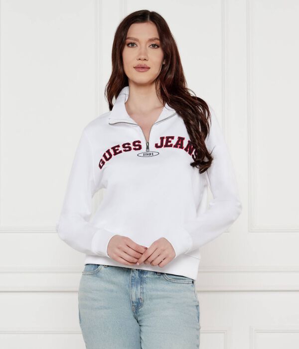 

Толстовка Regular Fit Guess Jeans, белый