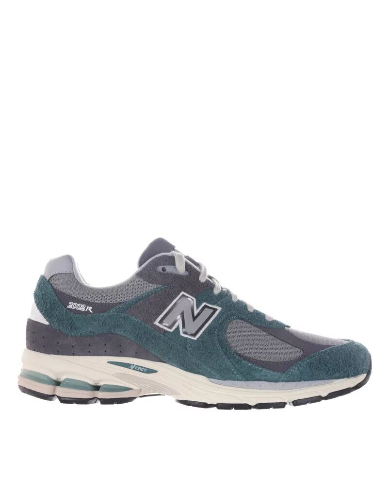 

Кроссовки New Balance 2002 бирюзового и серого цвета, Серый, Кроссовки New Balance 2002 бирюзового и серого цвета