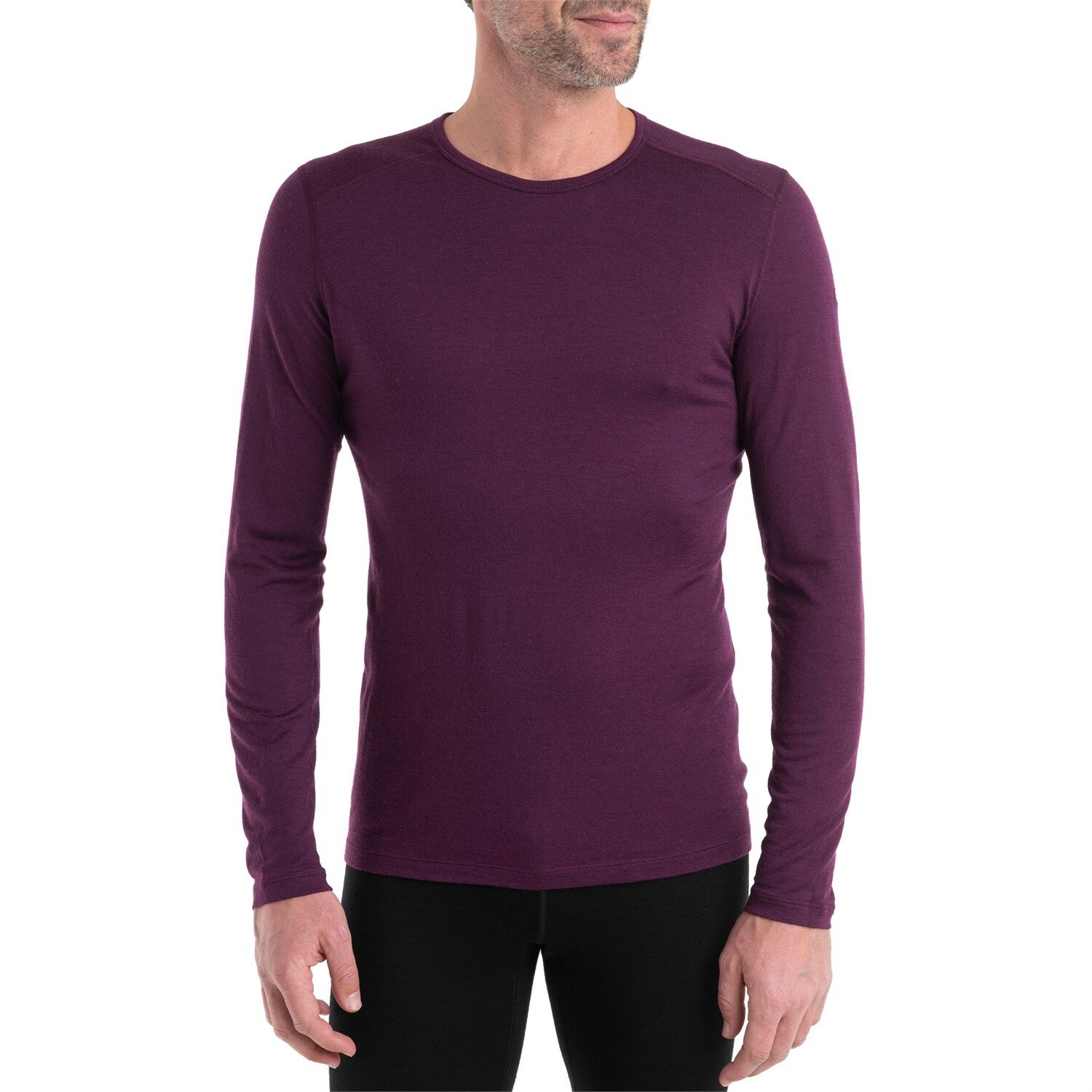 

Топ Icebreaker 200 Oasis Long Sleeve Crew, цвет Nightshade