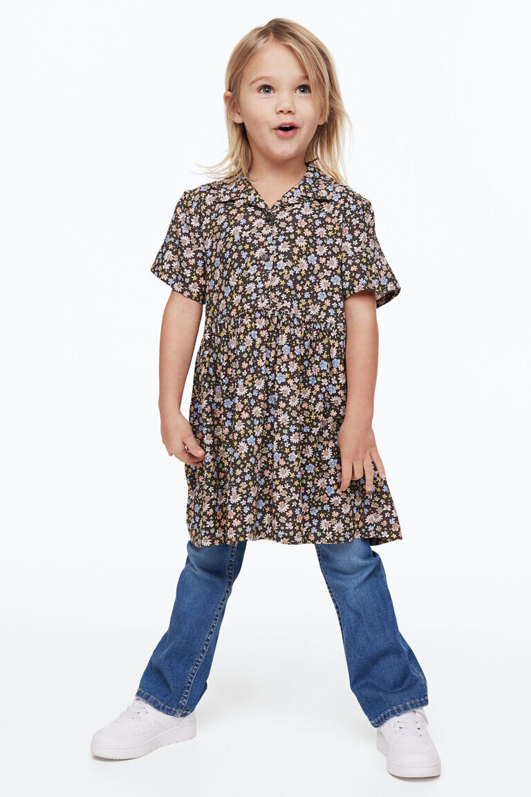 

Рубашка-платье H&M, коричневый