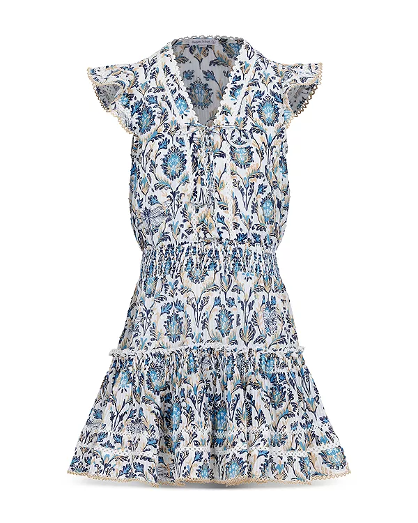 

Мини-Платье Anais с цветочным узором «пейсли» для девочек - для малышек и девочек постарше. Poupette St. Barth, черный