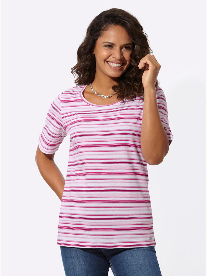 

Полосатая рубашка в розовые и белые полосы WITT WEIDEN