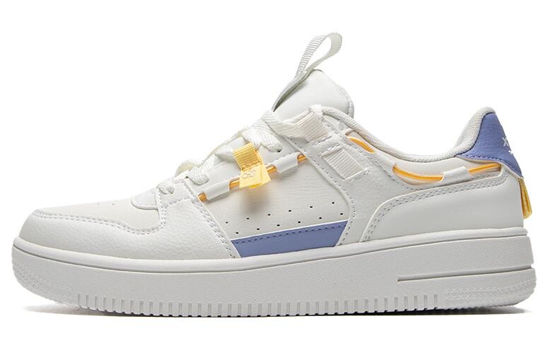 

Кроссовки XTEP Skateboarding Shoes Women's Low-top White, Purple And Yellow, белый