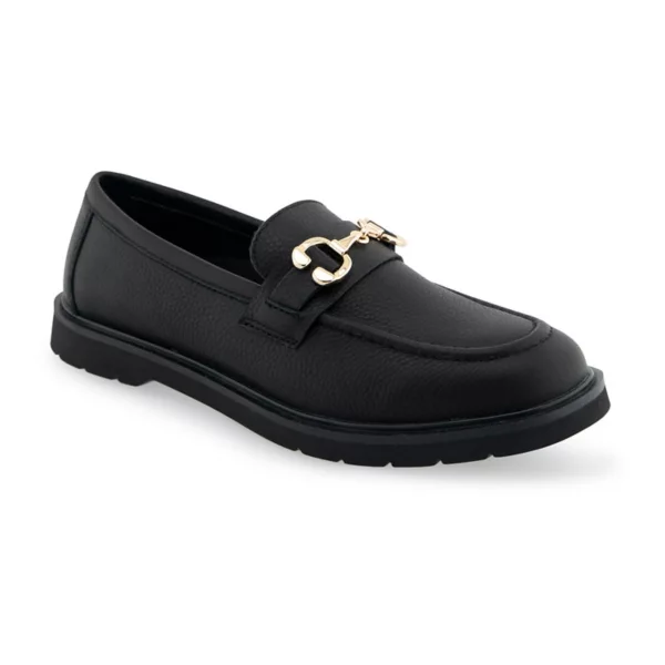 Женские мокасины Beckett Aerosoles, цвет black pebbled faux lea