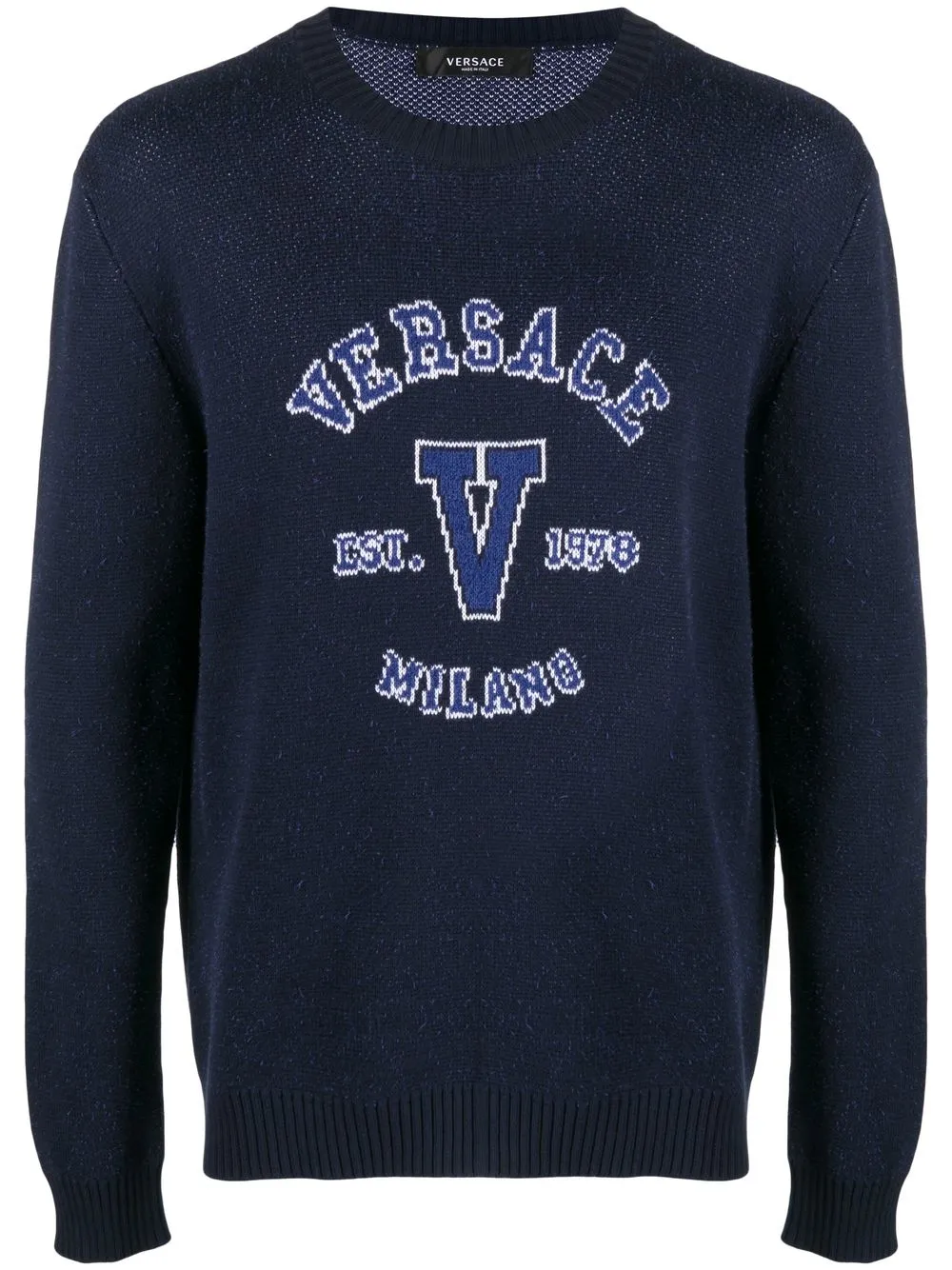 

Джемпер с логотипом VERSACE, синий