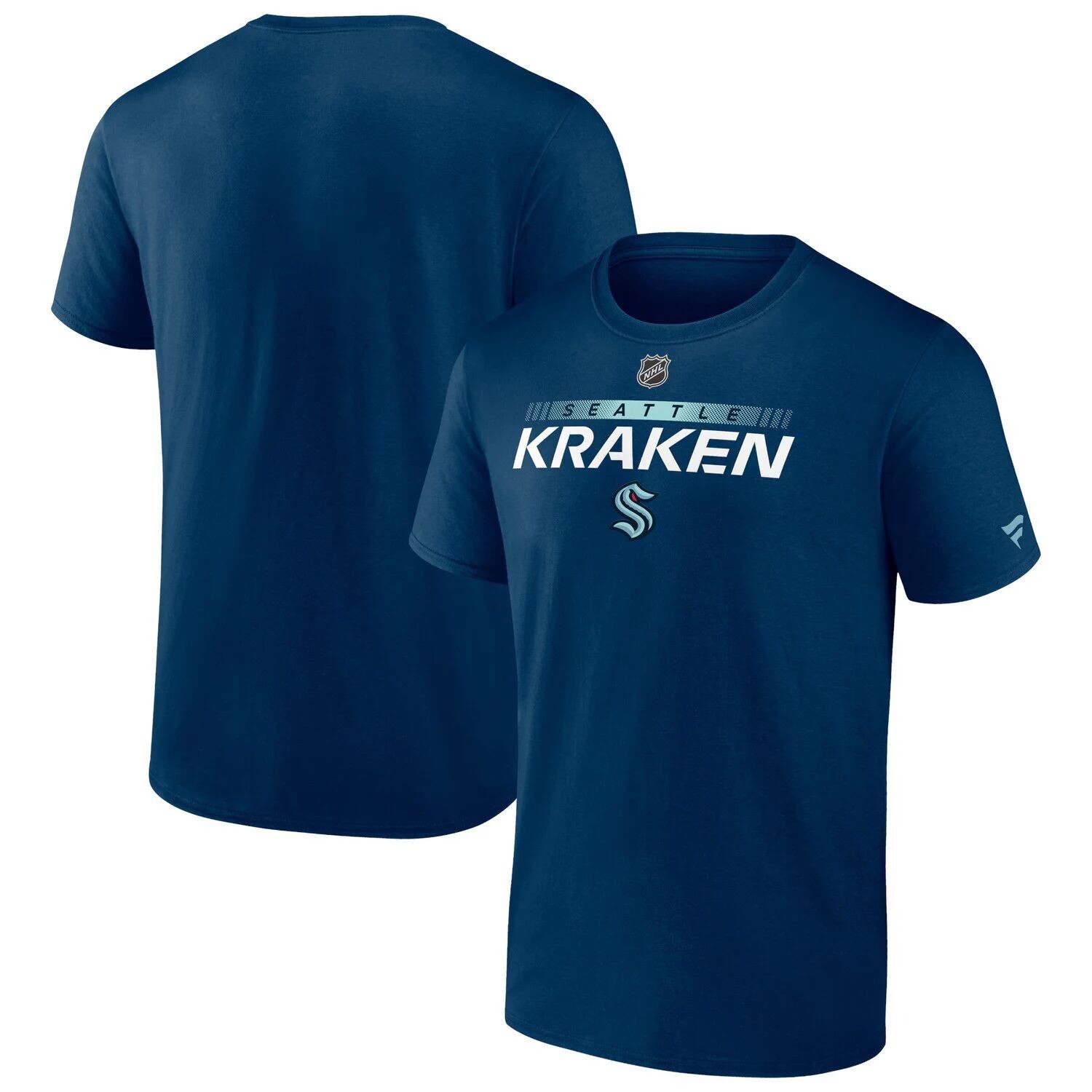 

Мужская футболка Fanatics Deep Sea Blue Seattle Kraken Authentic Pro Team Core Collection Prime