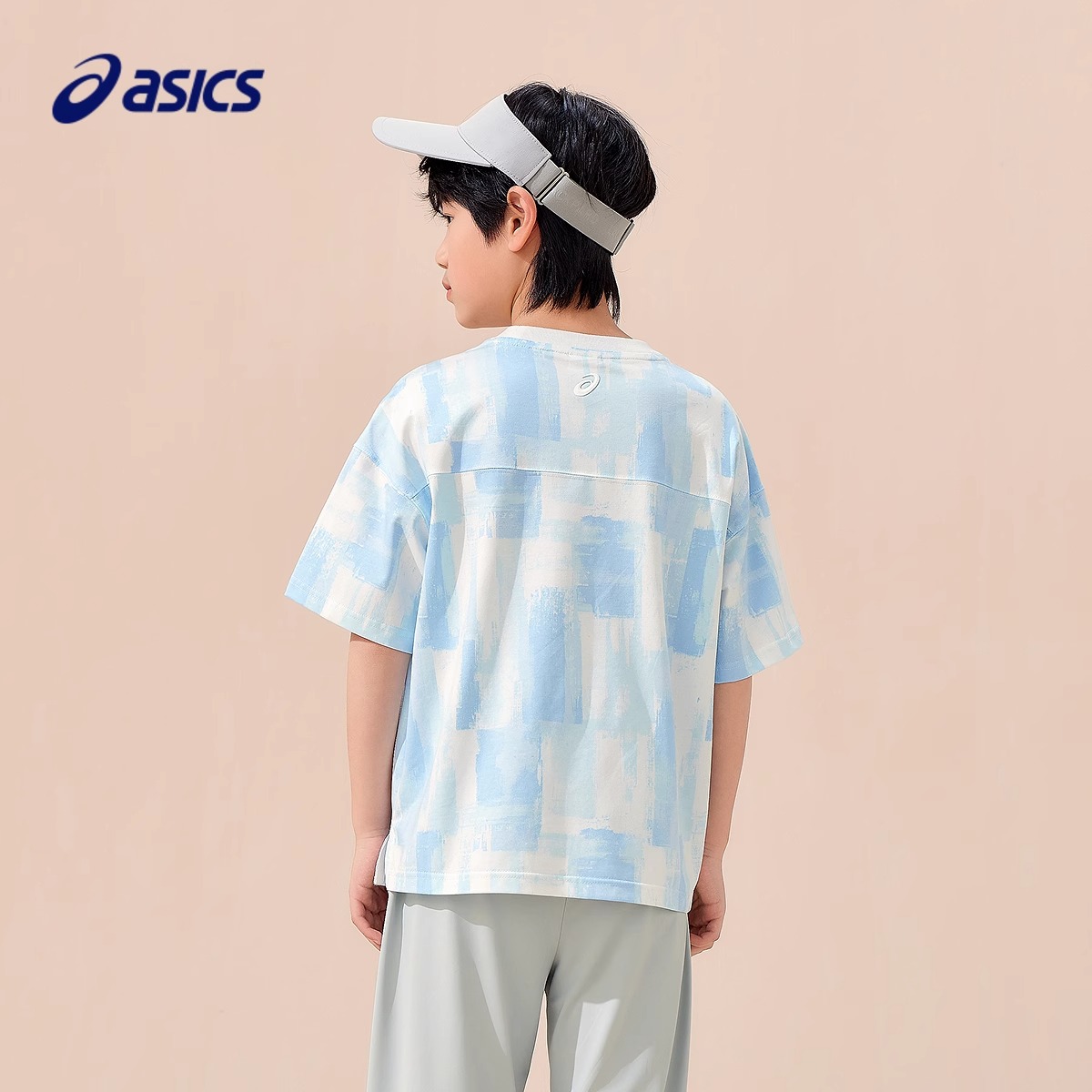 ASICS Футболка Urban Light Trend 5017 синяя мультиколор для детей 3-7 лет — фото 3