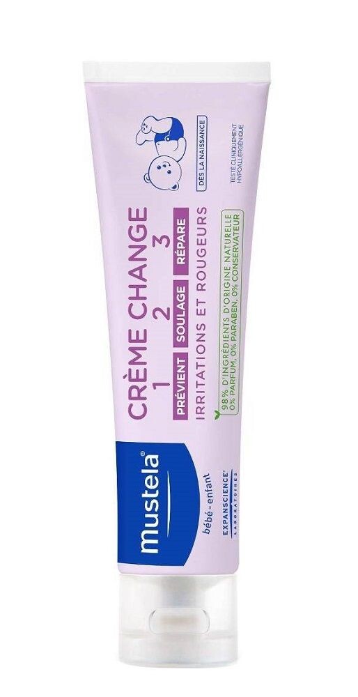 

Mustela Bebe 1>2>3 крем от опрелостей для детей, 50 ml