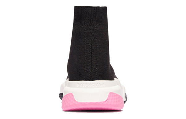 Кроссовки speed trainer 'black pink' Balenciaga, черный — фото 4