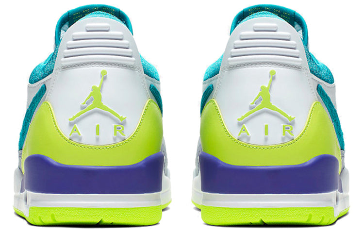 Кроссовки Just Don x Air Jordan Legacy 312 Low 'Neon Aquamarine' CD7069-103, бирюзовый — фото 3