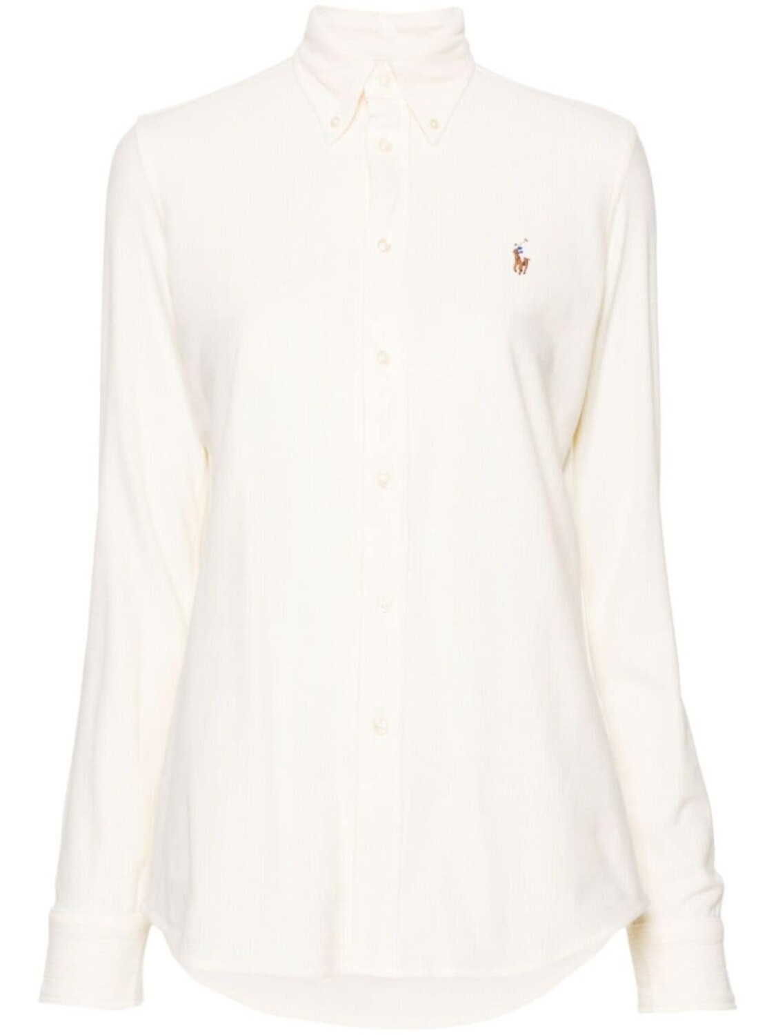 

Полосатая рубашка с вышивкой Polo Pony Polo Ralph Lauren, желтый