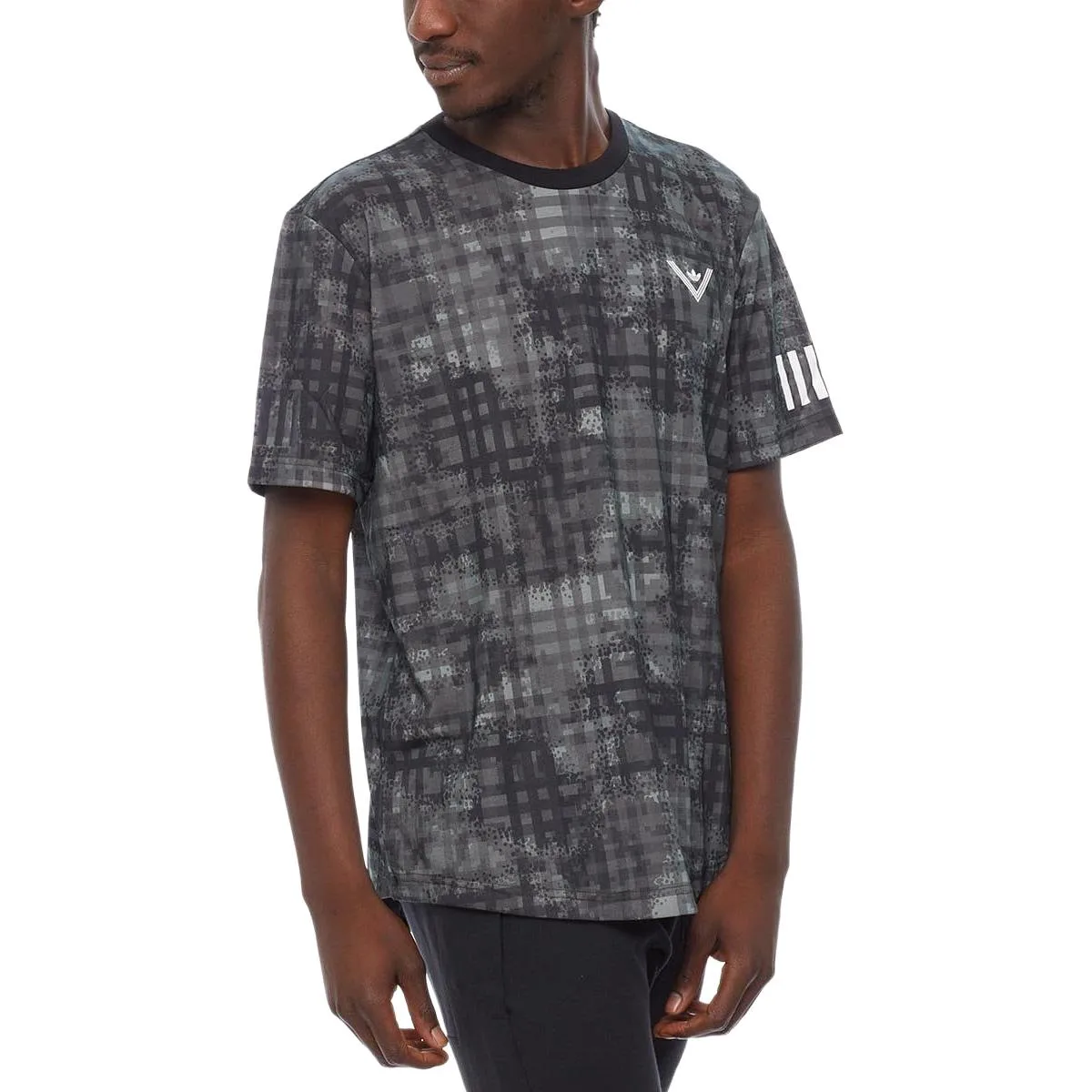 Adidas Футболка мужская разноцветная с круглым вырезом — фото 4