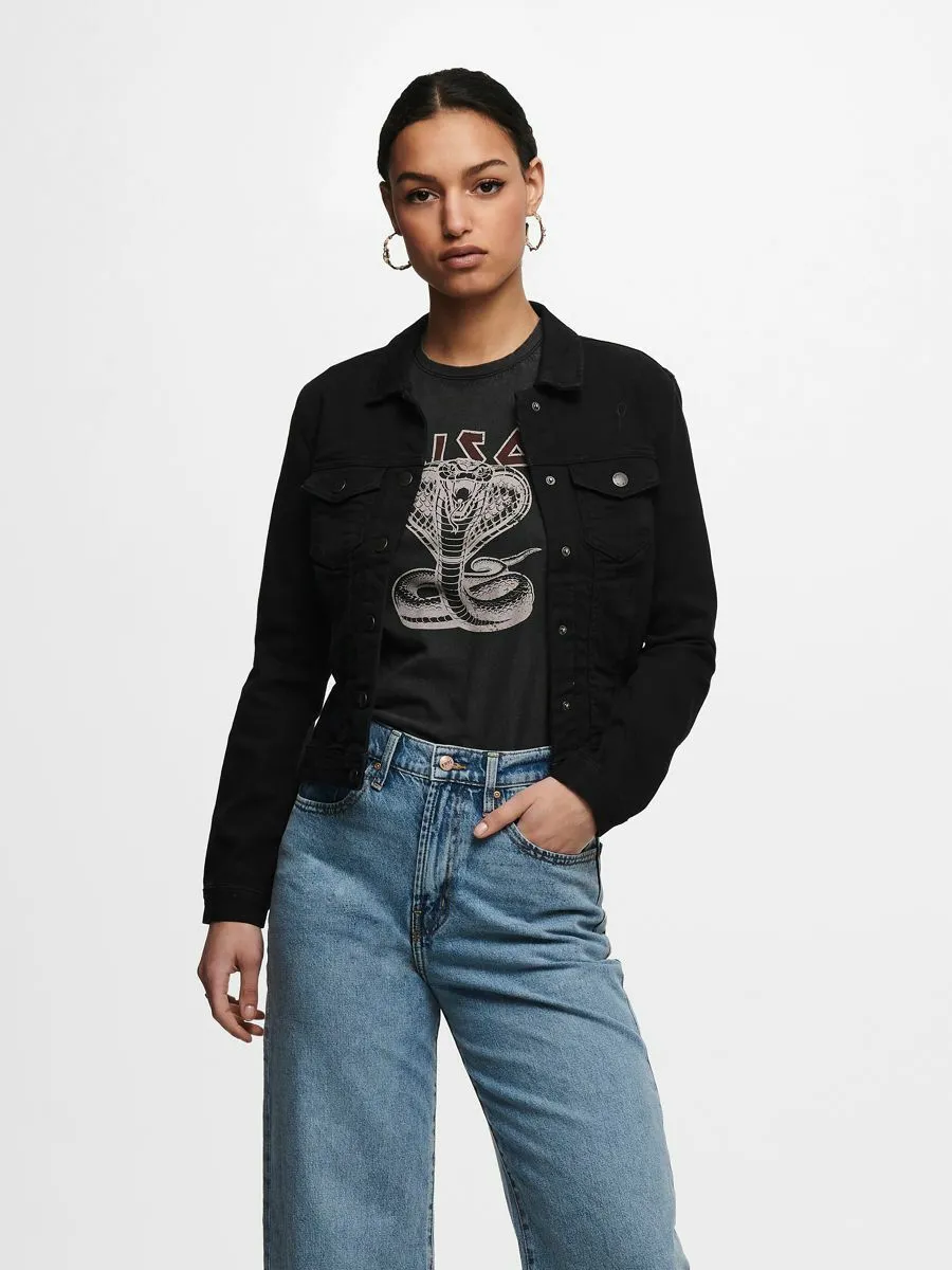 

Only джинсовая куртка "ONLWESTA LS DNM JACKET CC PIM100221", черный