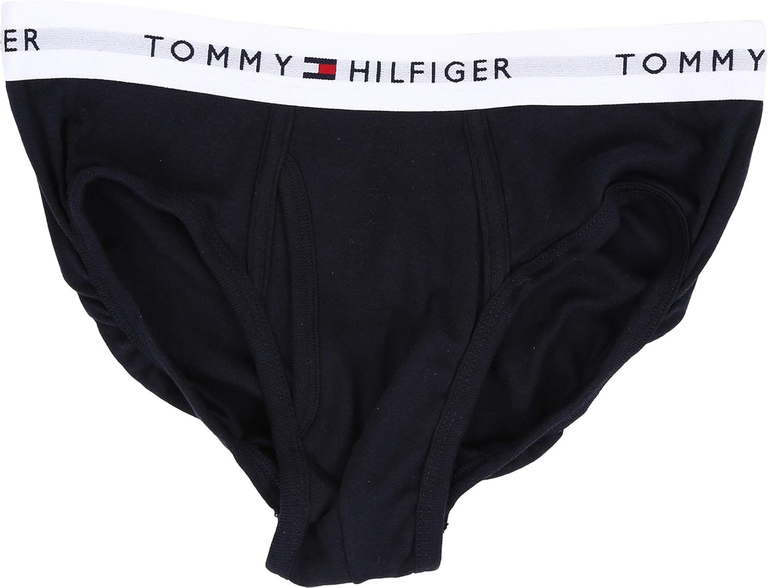 Мужские классические трусы-брифы Tommy Hilfiger из хлопка, 4 шт., 2 Dark Blue, 2 Grey — фото 3