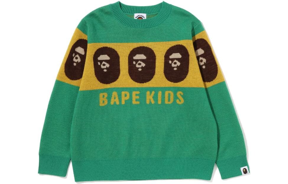 

Детский свитер A Bathing Ape, зеленый