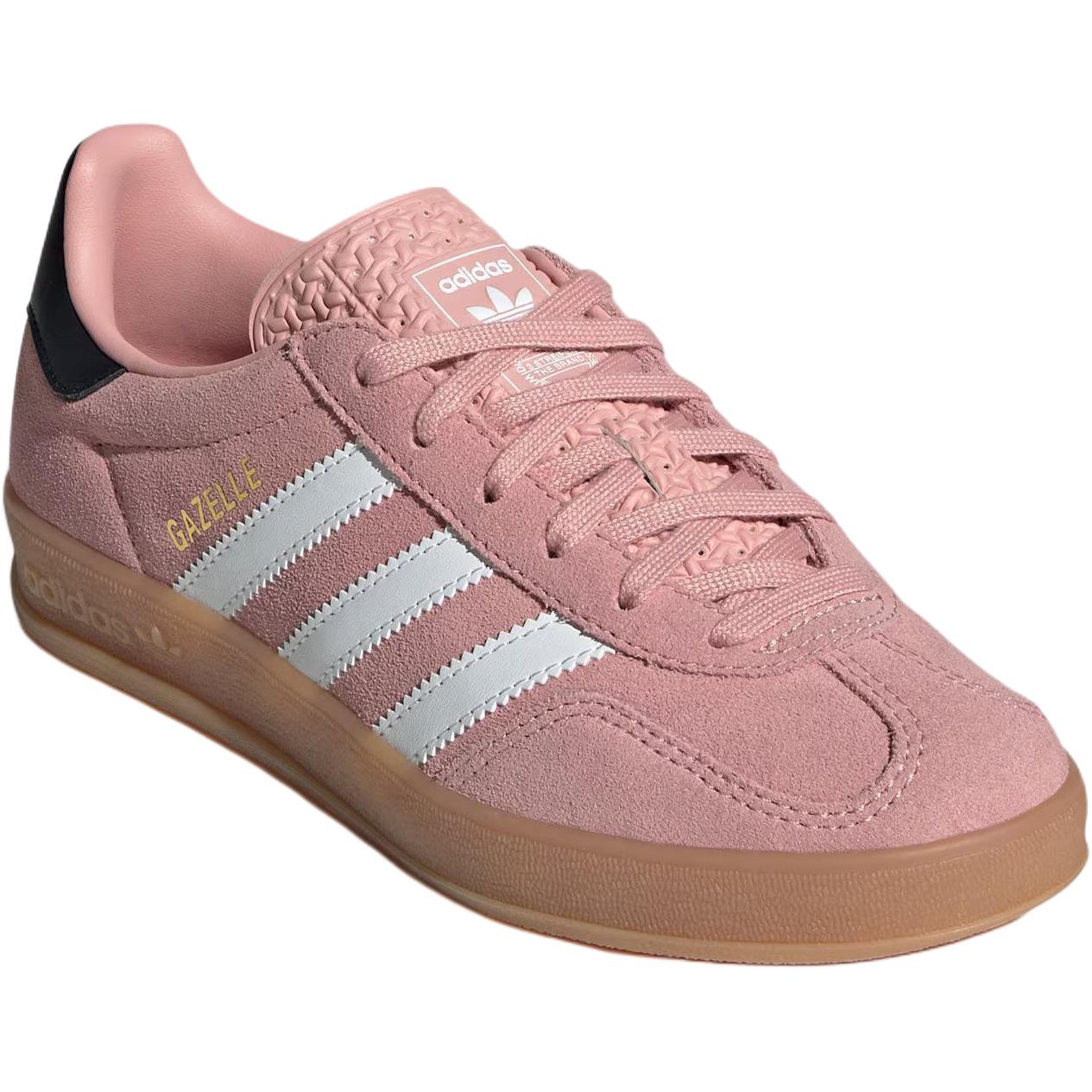 GAZELLE INDOOR износостойкие низкие детские кроссовки для скейтбординга для подростков Adidas Originals, розовый — фото 3