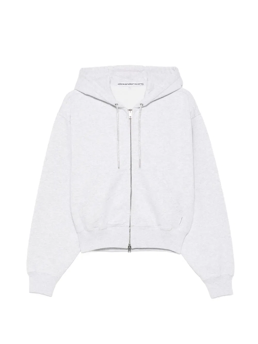 Толстовка на молнии Alexander Wang, серый