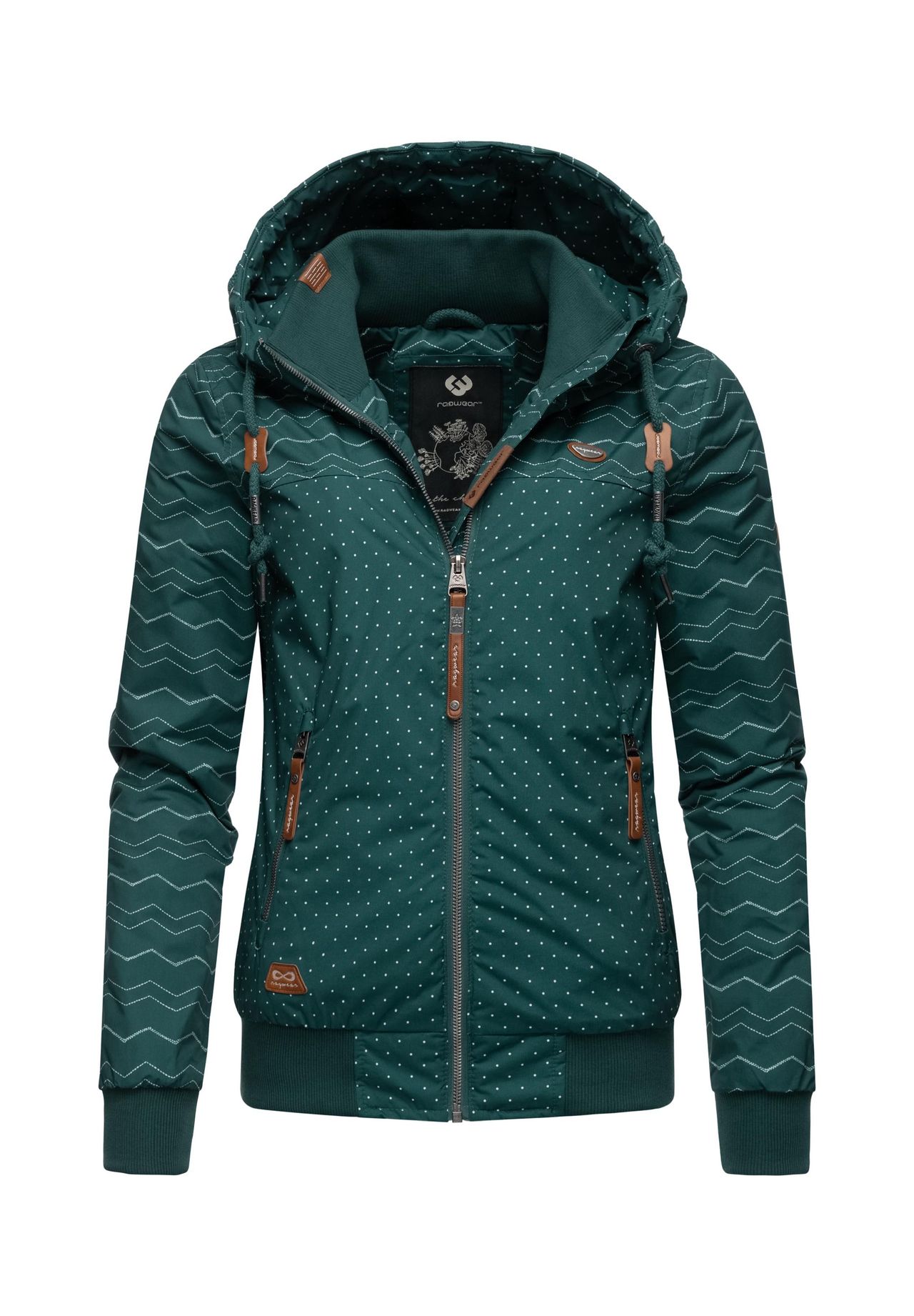 

Зимняя куртка Nuggie Zig Zag Intl Ragwear, цвет Dark Green22