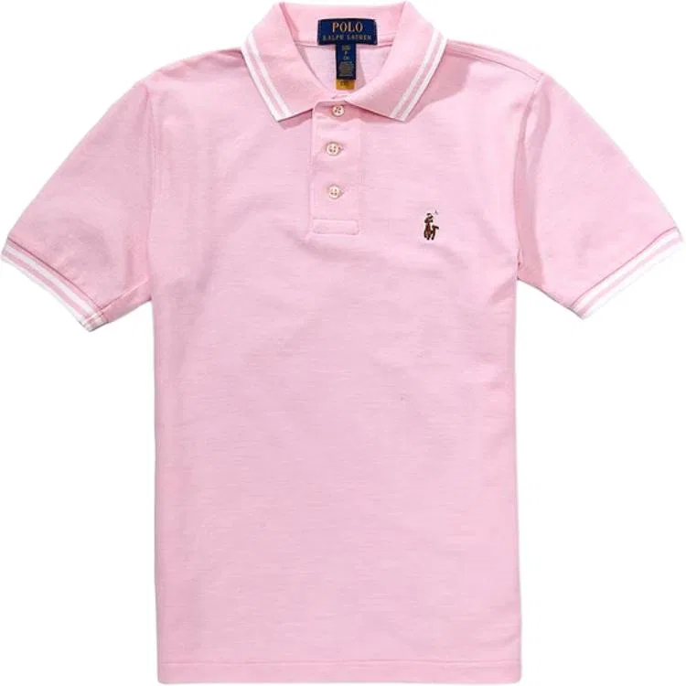 Поло Polo Ralph Lauren для детей розовое