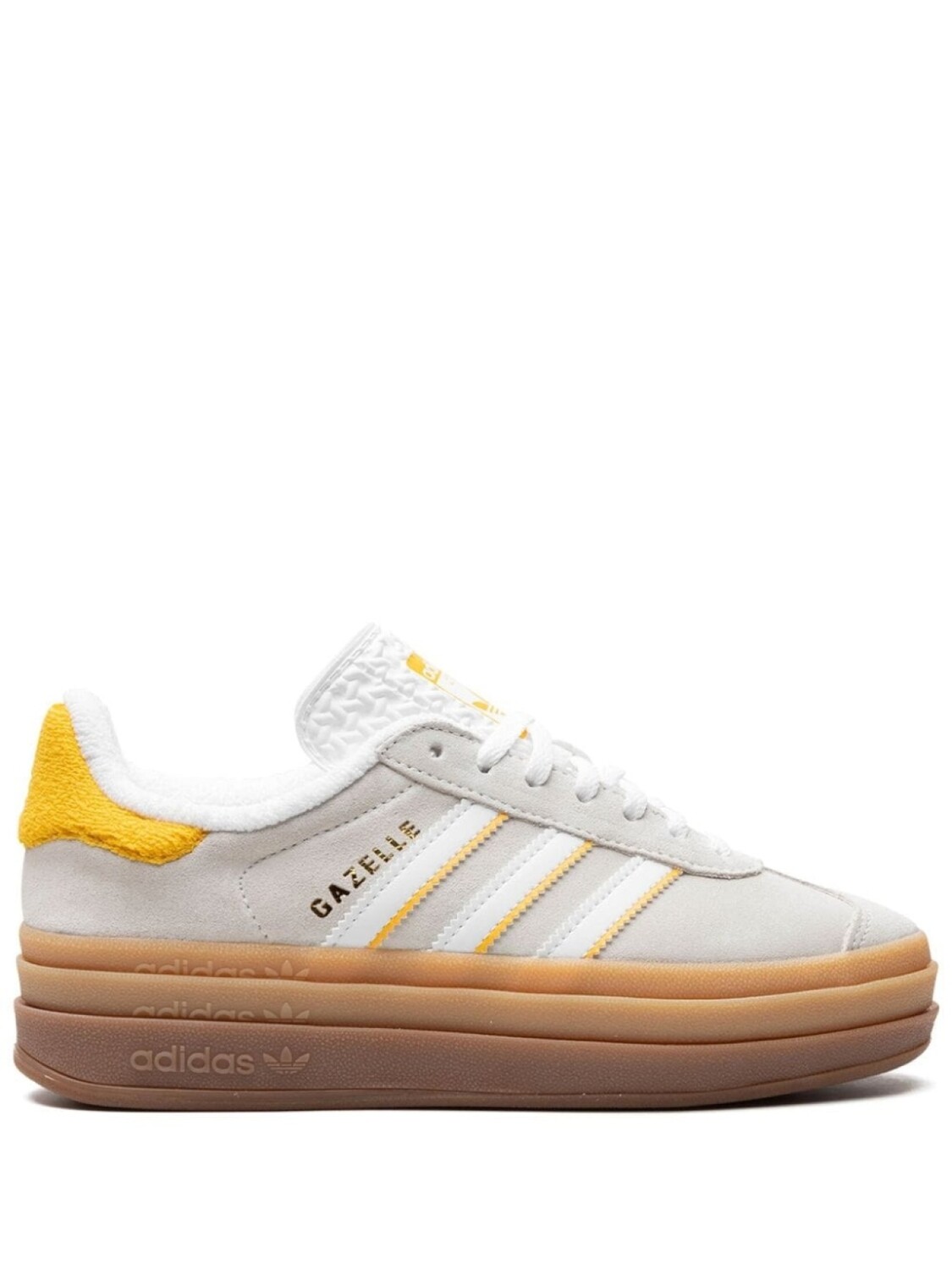 

adidas Gazelle Bold "Ivory Bold Gold" sneakers, белый