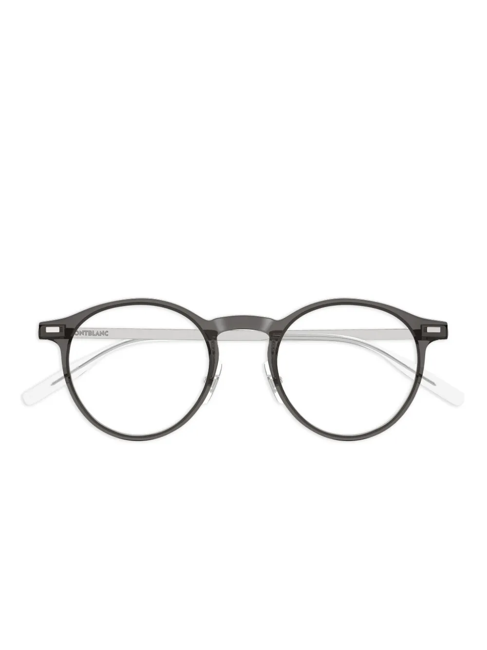 

Очки в круглой оправе Montblanc, серый