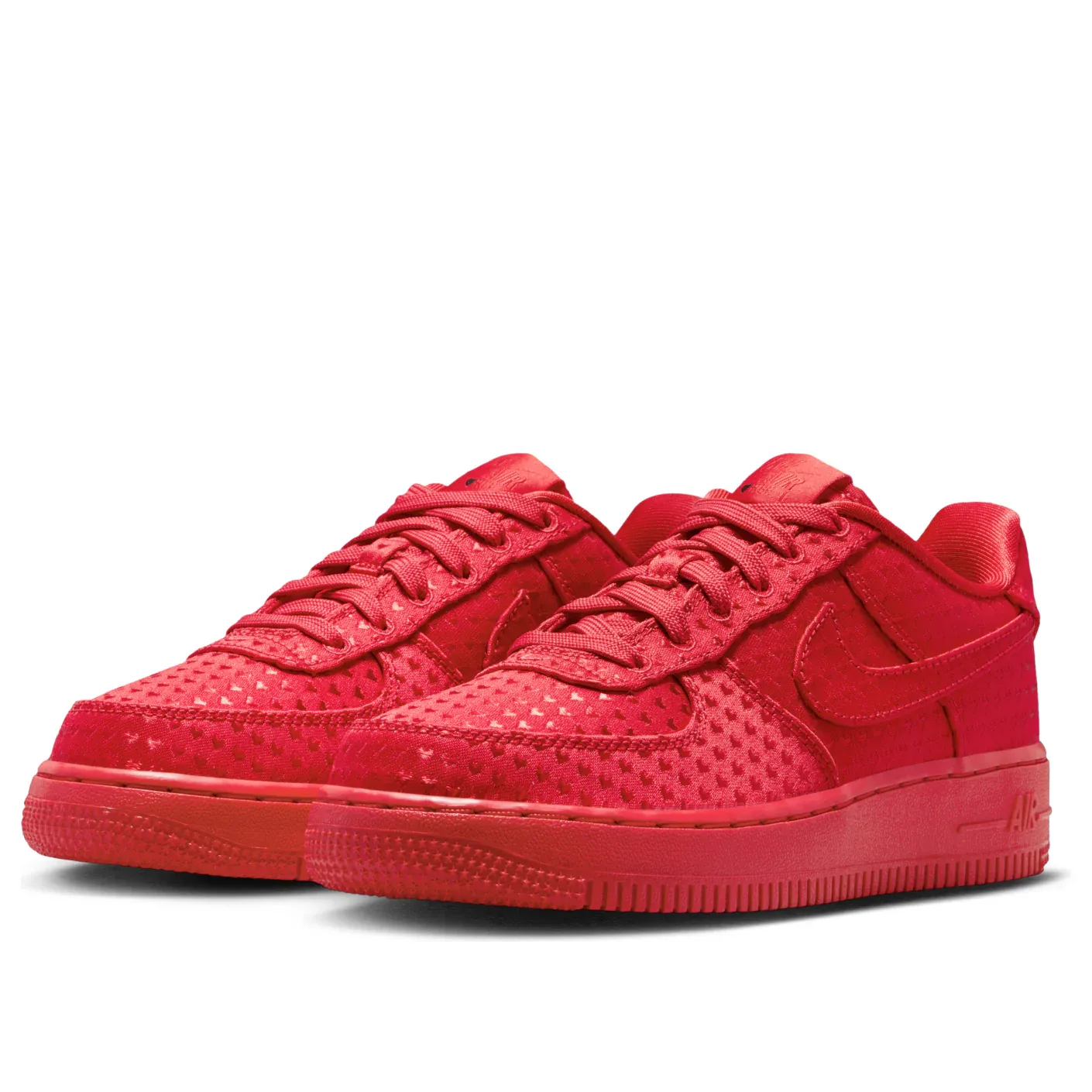 Кроссовки (GS) Nike Air Force 1 'University Red' — фото 4