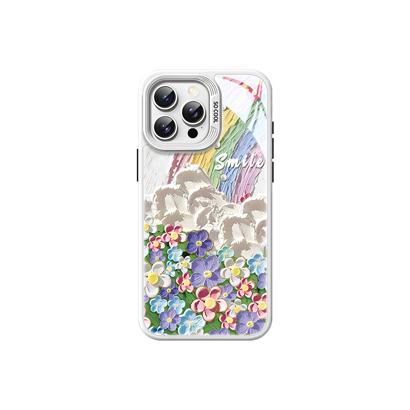 

Чехол для телефона с камнями Stones, Two-color glass black and white - DWSTSSS051