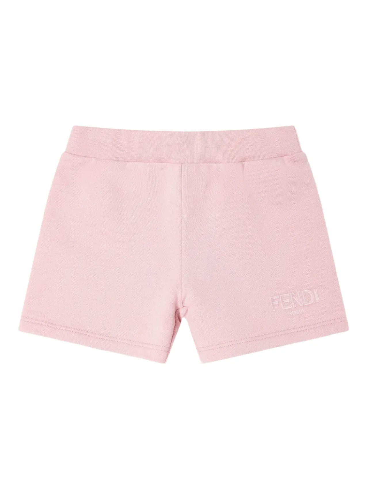 

Шорты с вышитым логотипом Fendi Kids, розовый