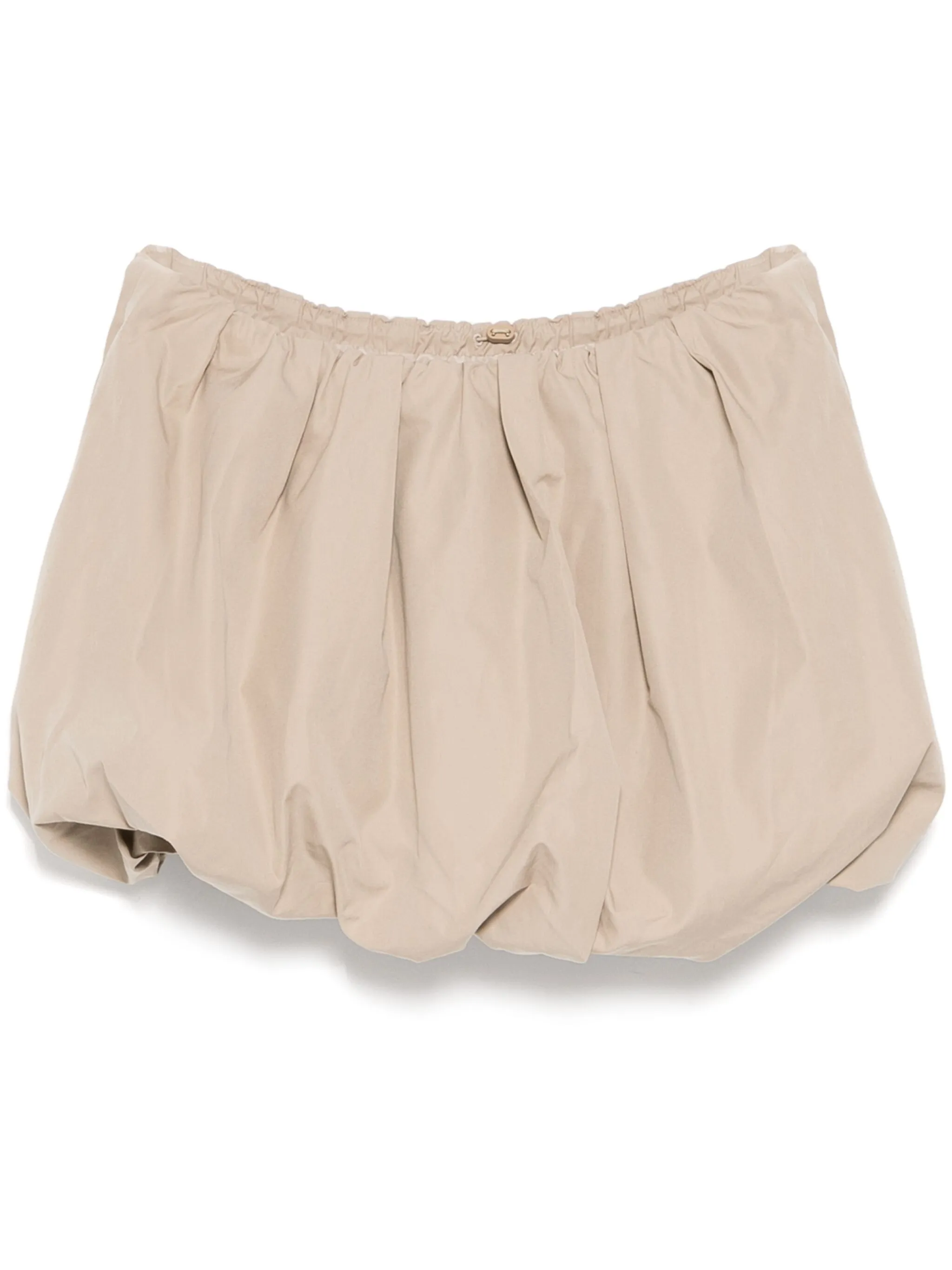 

Плиссированная юбка с укороченной талией Jnby, бежевый