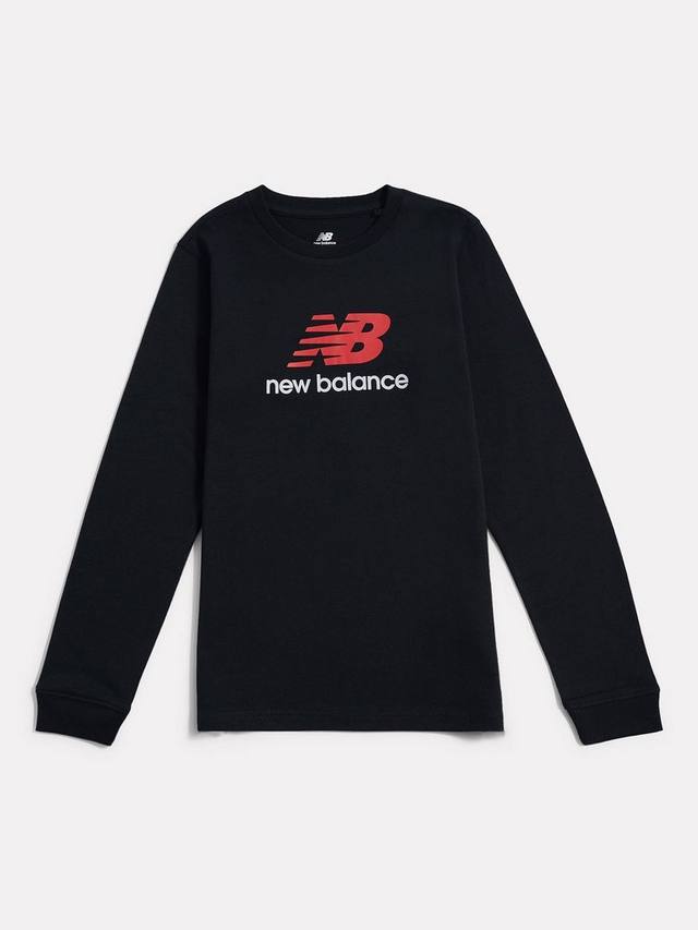 

Детская футболка с логотипом с длинными рукавами New Balance, Nb Caviar