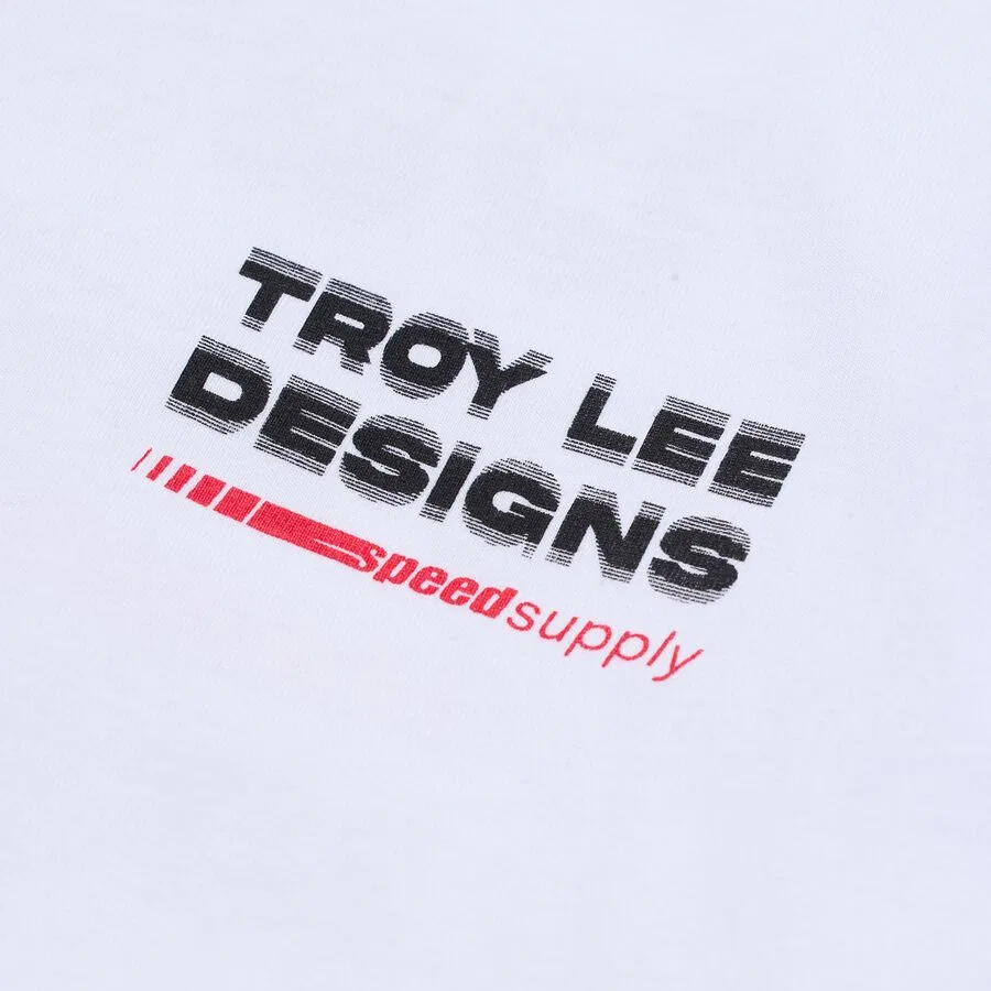 Футболка Youth Factory Troy Lee Designs, White — фото 4