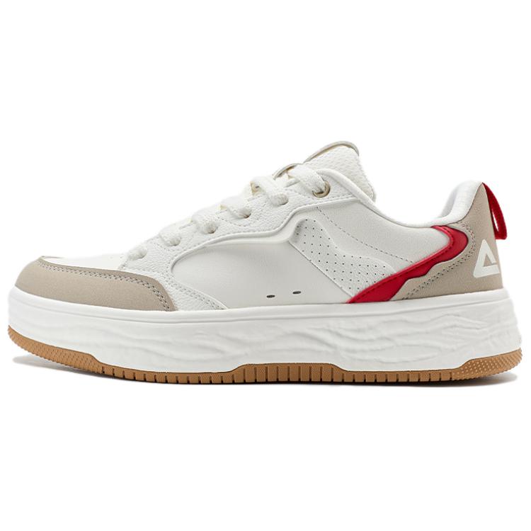 

PEAK Нескользящие износостойкие низкие кроссовки для скейтбординга мужские белые красные