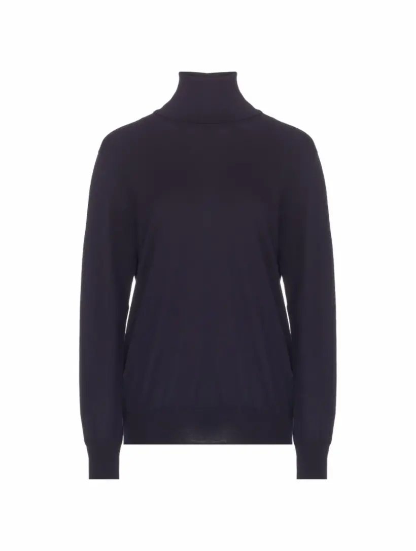 

Шерстяная водолазка Jil Sander, тёмно-синий