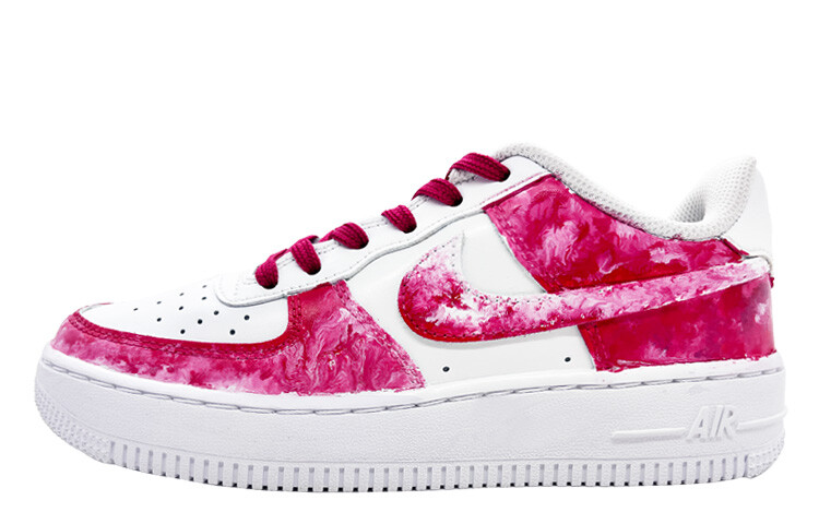 

Кроссовки Nike Air Force 1 Skateboarding Shoes Women's Low-top White, Pink, белый