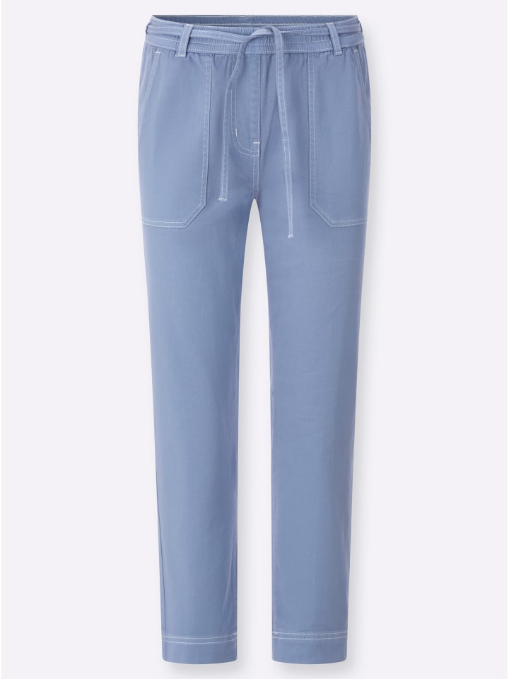 

WITT WEIDEN Джинсы 7/8 цвета голубиного оттенка