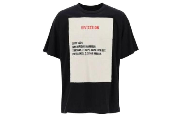 

Футболка унисекс черная Mm6 Maison Margiela, черный