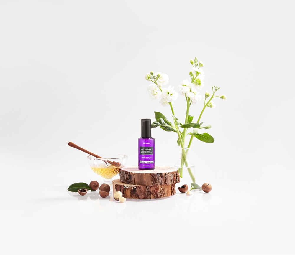 Macadamia Ultra Serum восстанавливающая сыворотка с маслом вишни для поврежденных волос Kundal, 100 мл — фото 2