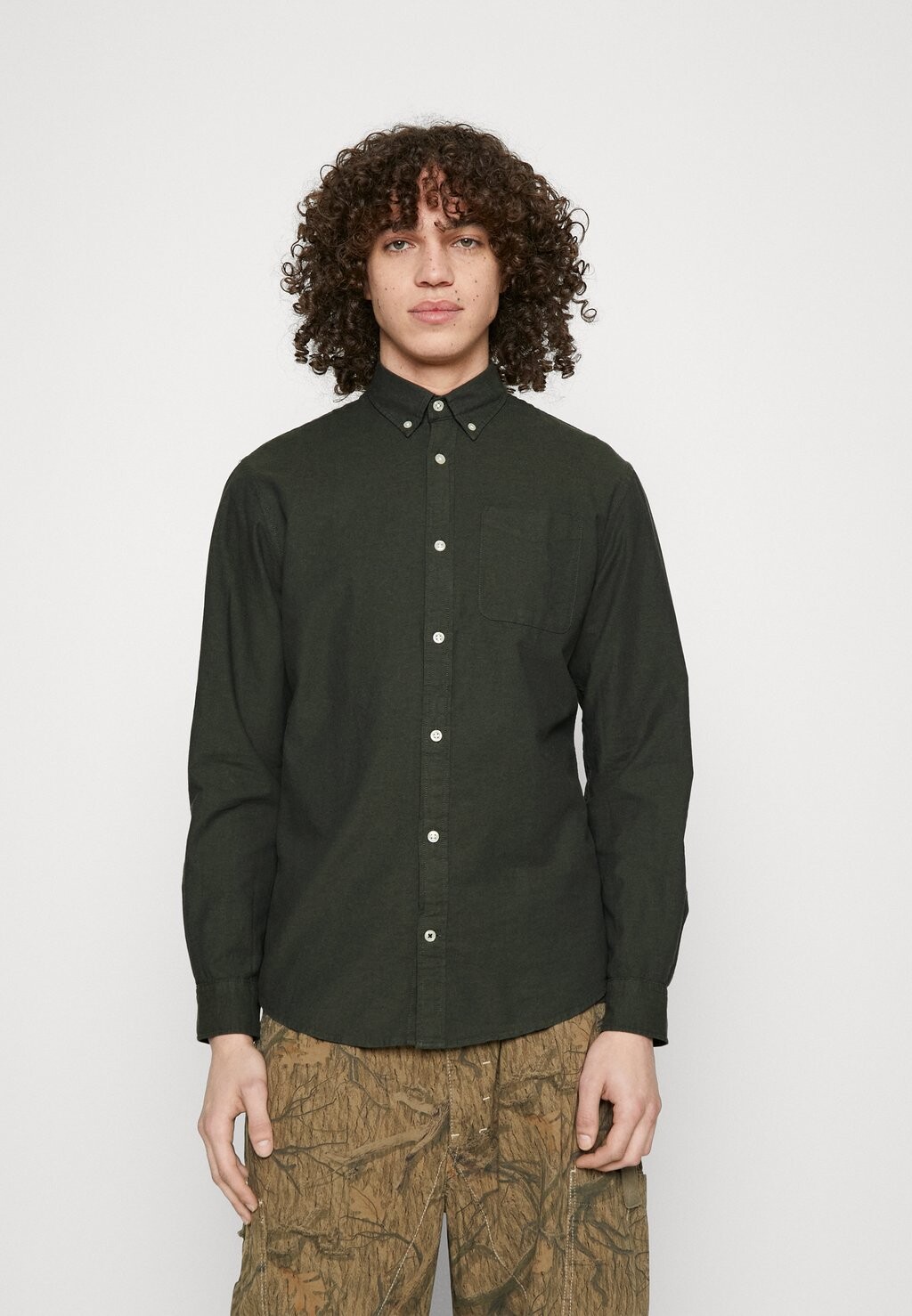 

Рубашка Jj Oxford Shirt Jack & Jones, цвет forest night