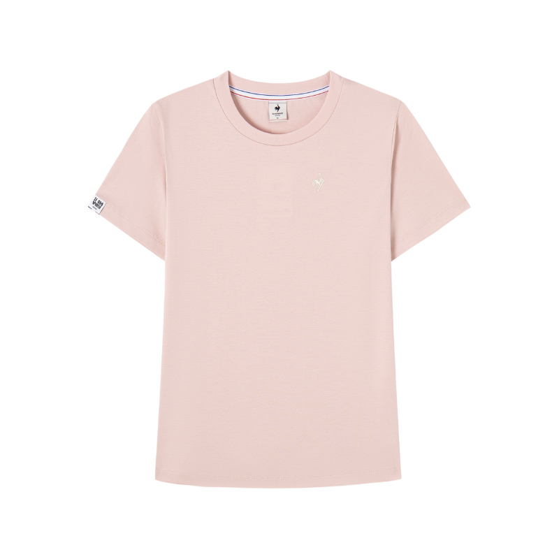 

Обычная футболка женская Le Coq Sportif, розовый