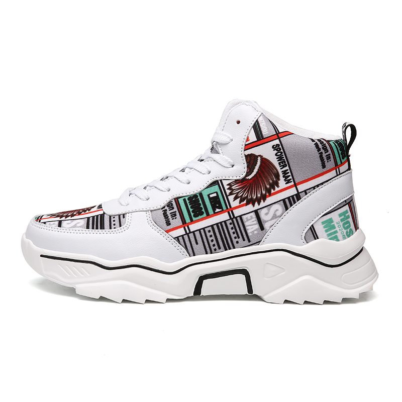 

PLAY COBBLER Утепленные нескользящие амортизирующие износостойкие высокие скейтборд кроссовки унисекс бело-зеленые, цвет White Green