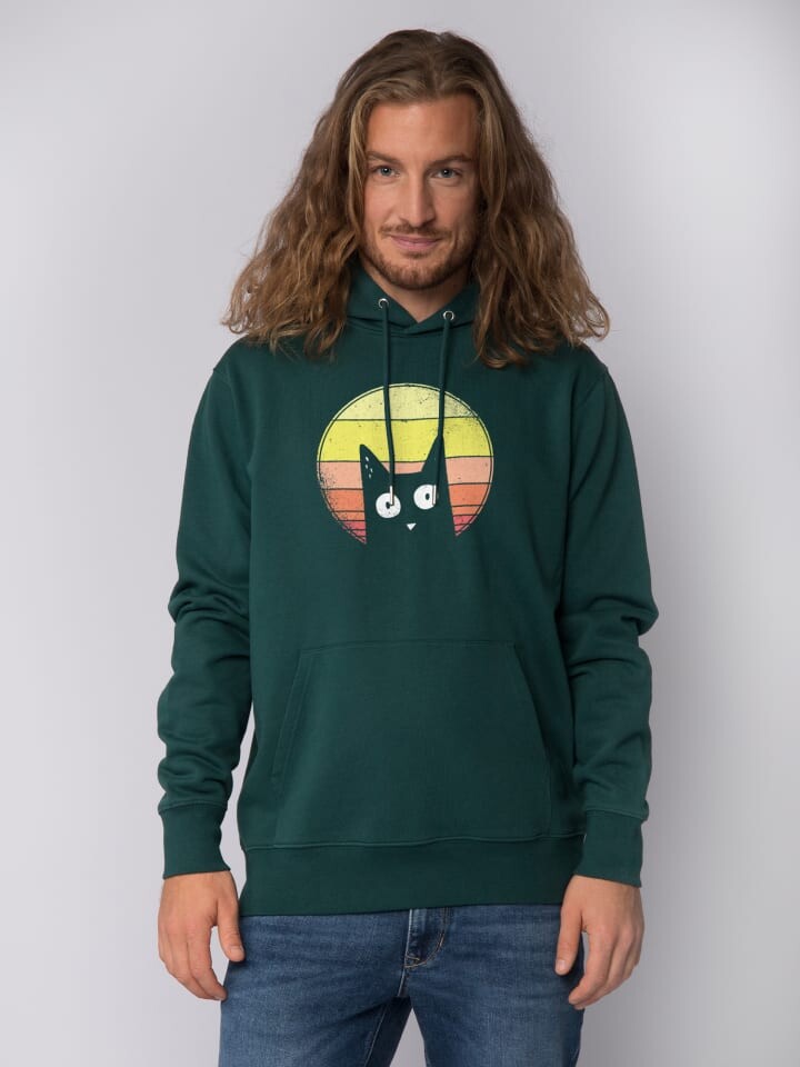 

Толстовка wat Apparel Sweatshirt Sunset Cat, цвет Glazed Green