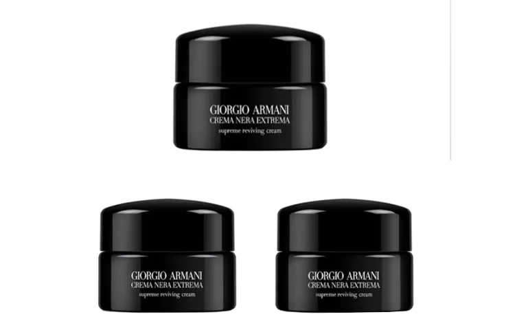 GIORGIO ARMANI Набор пробников ARMANI Black Key Cream Ultimate Radiance Repairing для сияния, подтяжки и увлажнения, 5 мл, 15ml*2 — фото 3