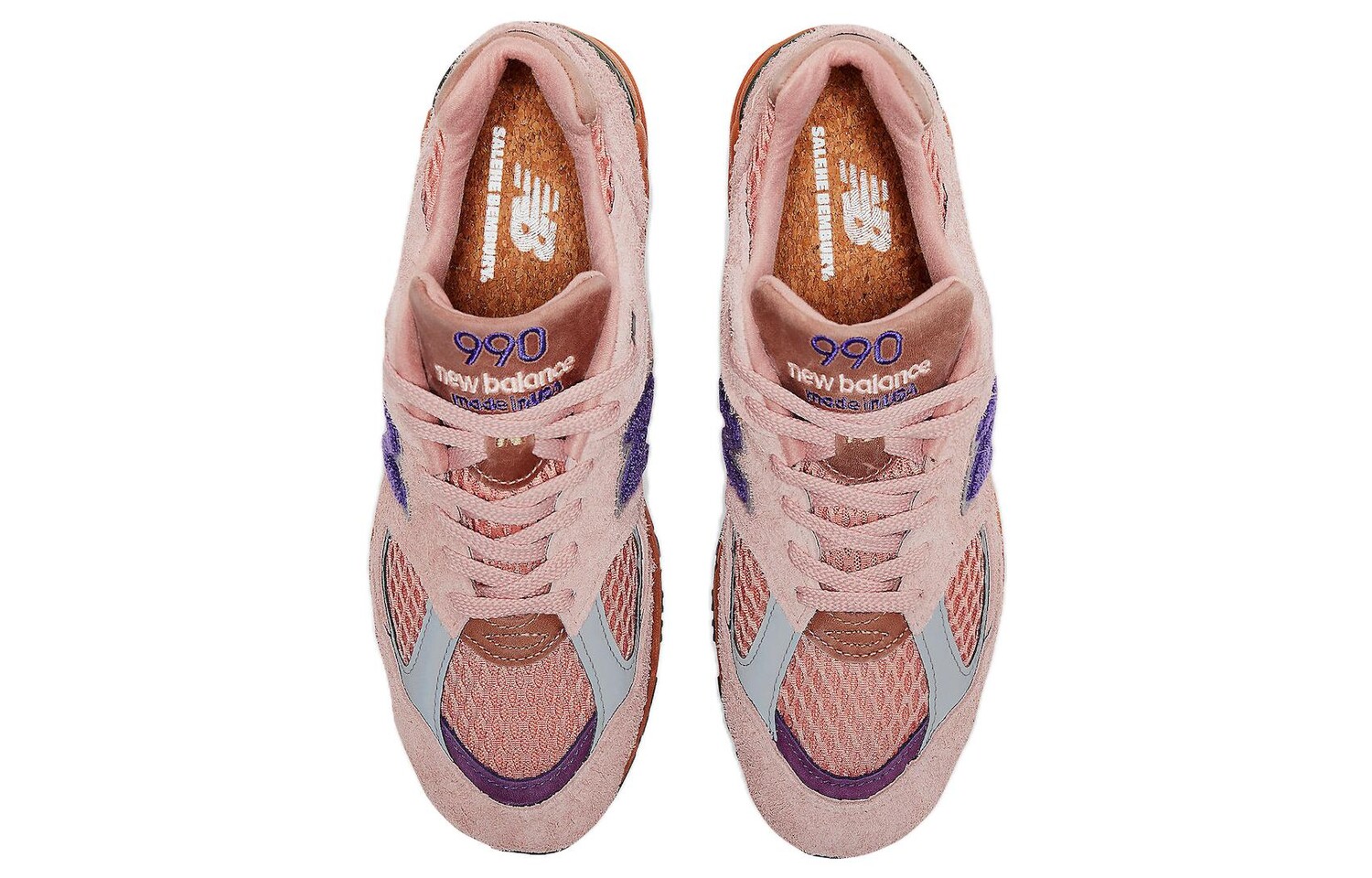New Balance 990v2 Salehe Bembury Sand Be The Time — фото 4