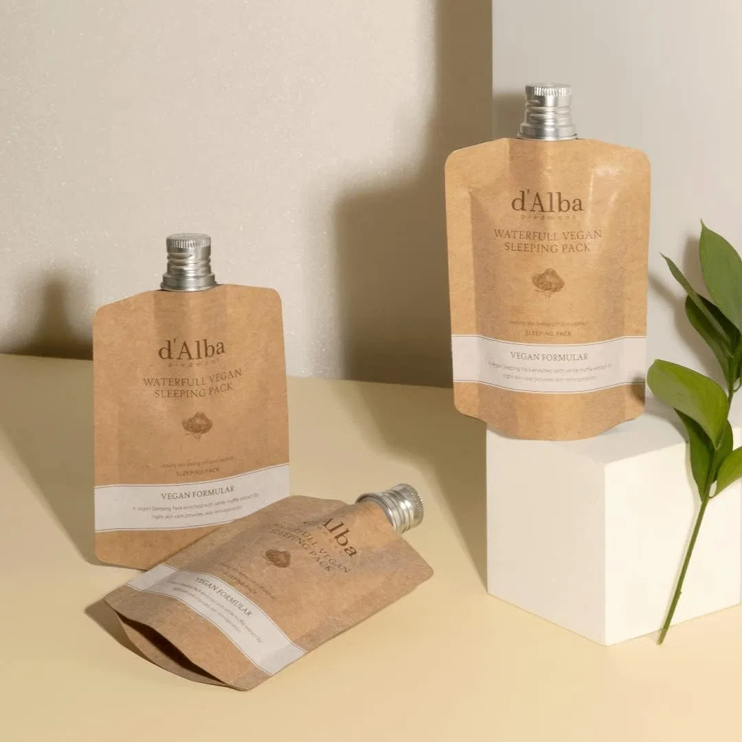 Ночная маска D'Alba Waterful Vegan Sleeping Pack с итальянским трюфелем, 60 мл D'Alba Piedmont — фото 4